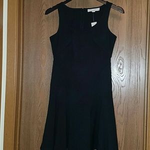 Ann Taylor a line black dress